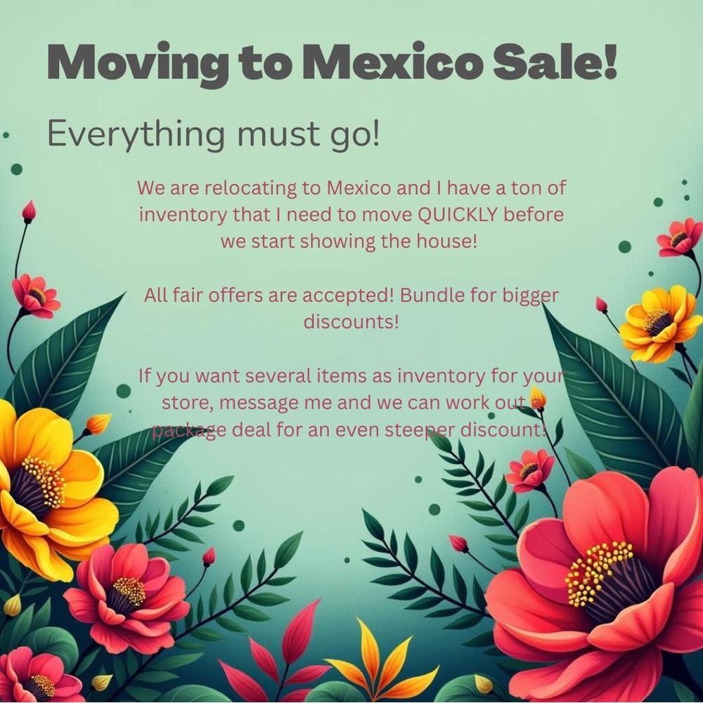 Everything must go NOW!